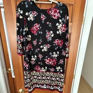 Chicos dress 
Flowers, leopard, 
Size 2